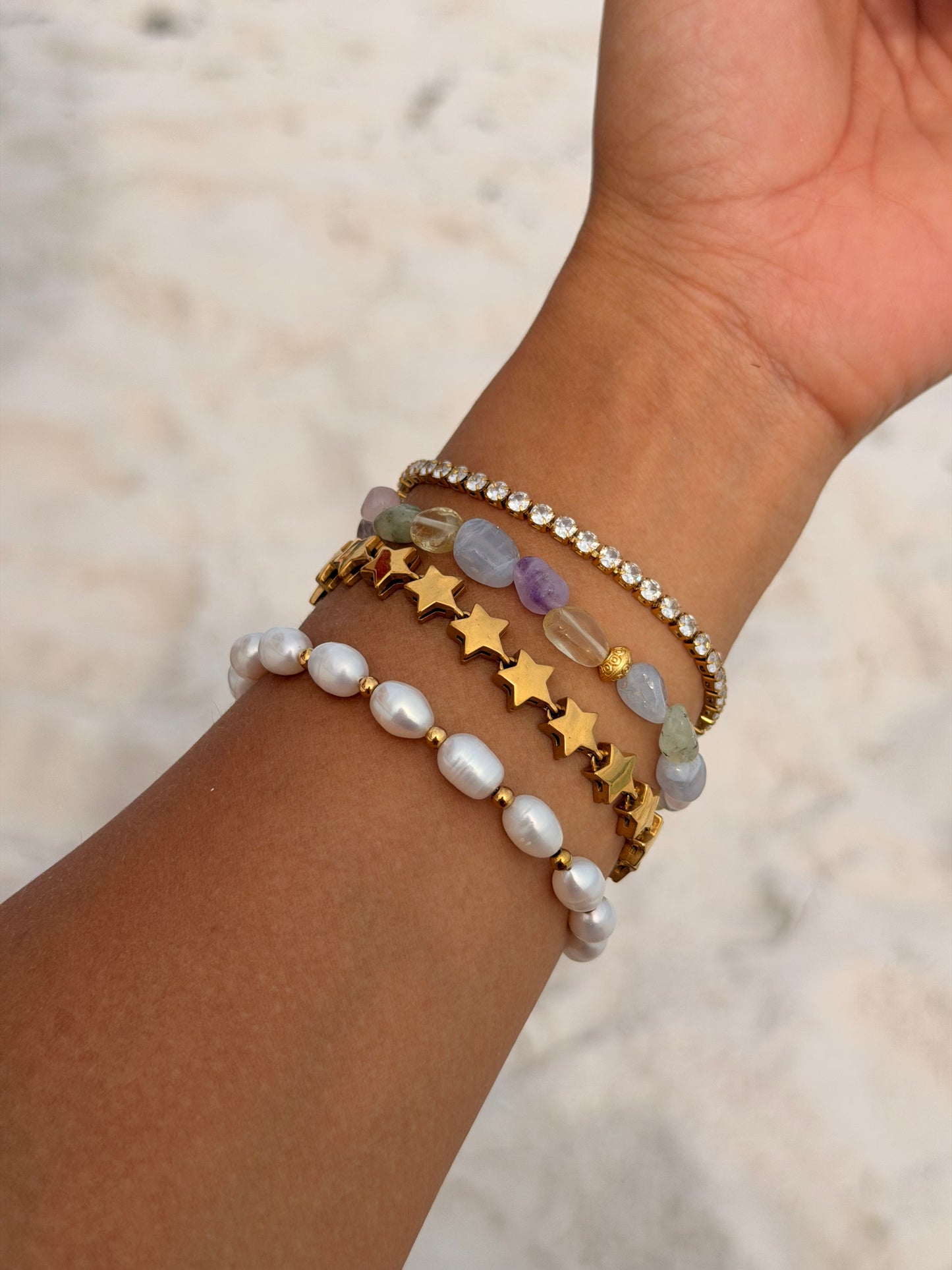 Gold Stars Bracelet