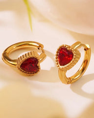 Valentine Hoop Earrings