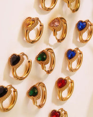 Valentine Hoop Earrings