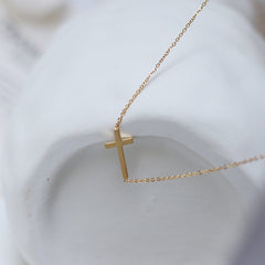 Gold Cross Necklace