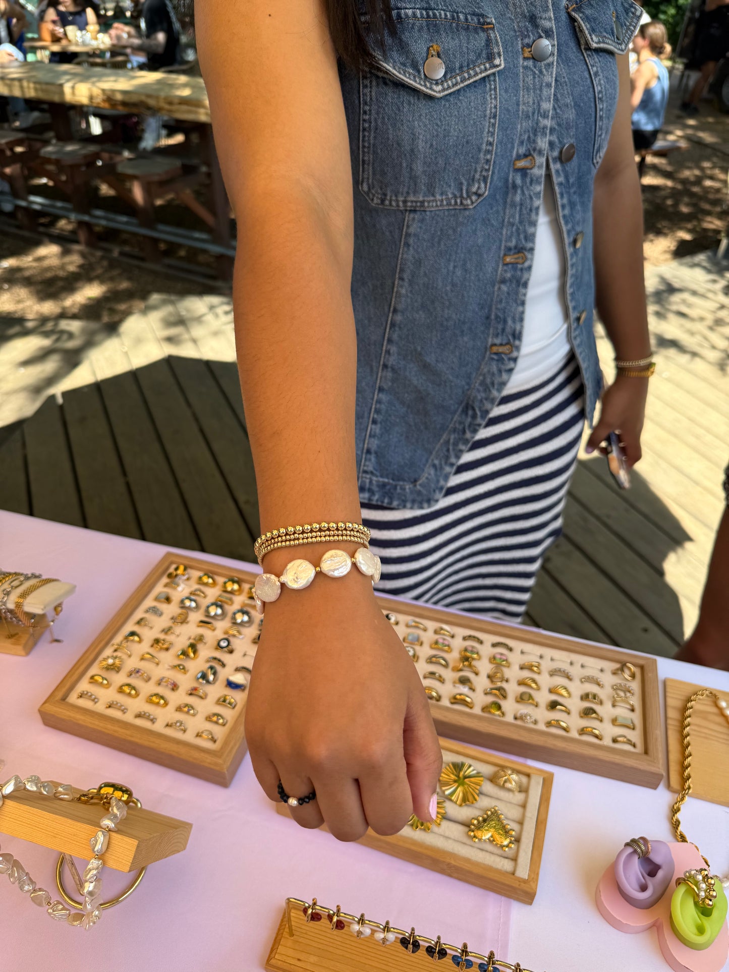 Elena Pearl Bracelet