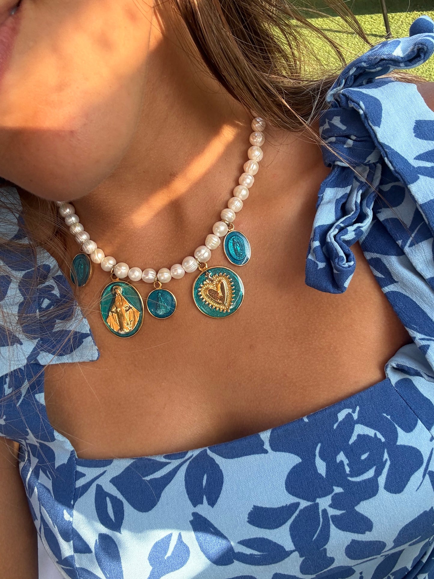 Chunky Virgin Pearl Necklace