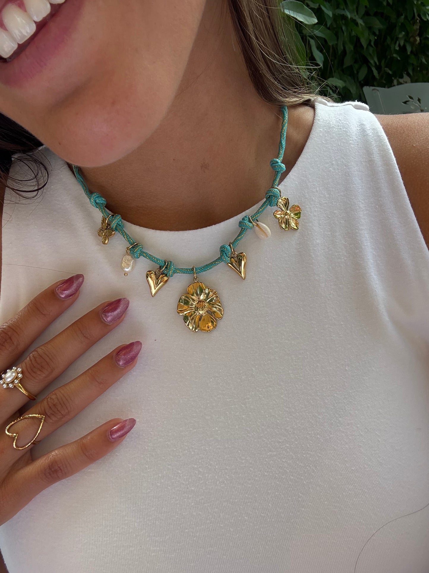 Samantha Charm Necklace