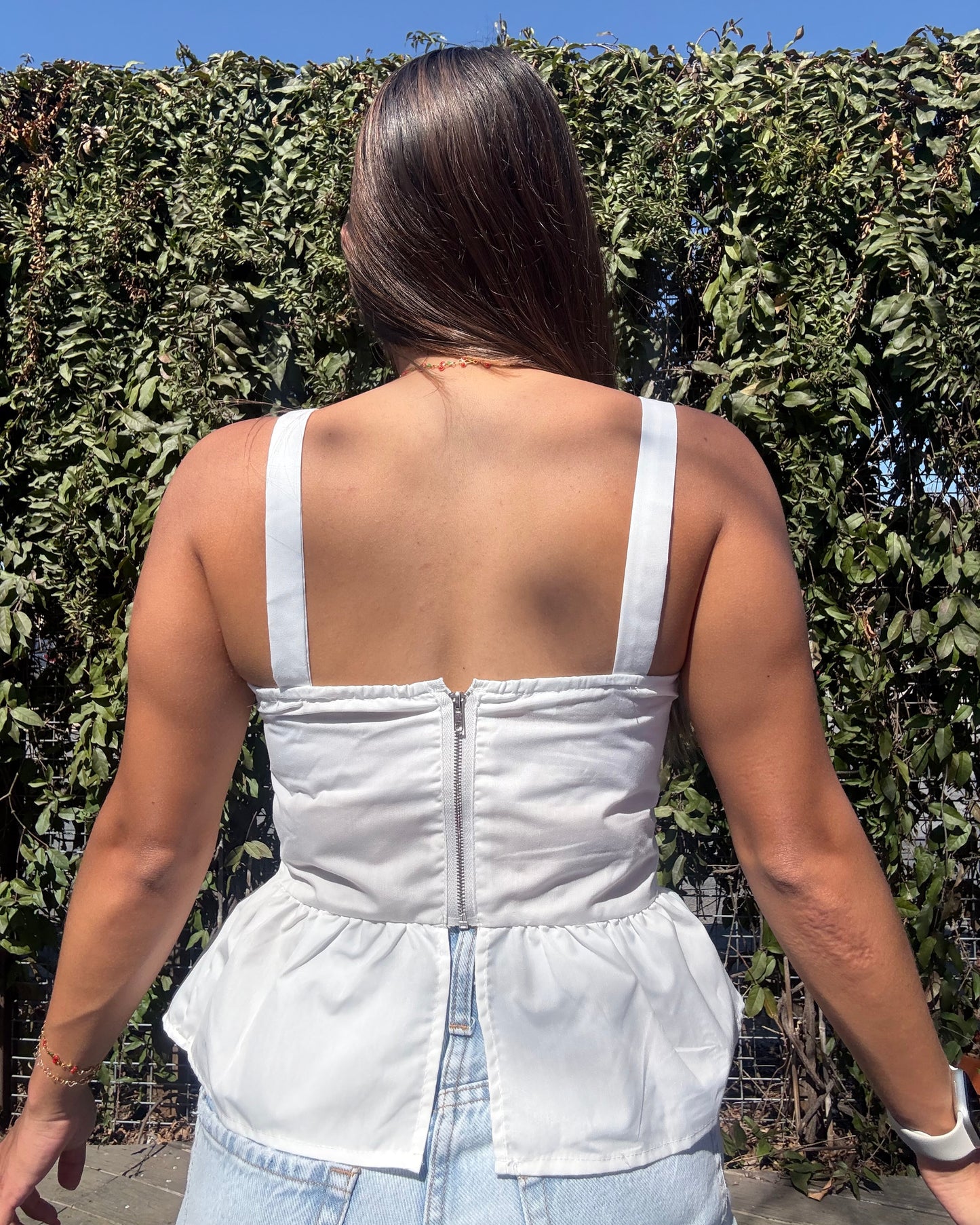 Megan Blouse - White Top