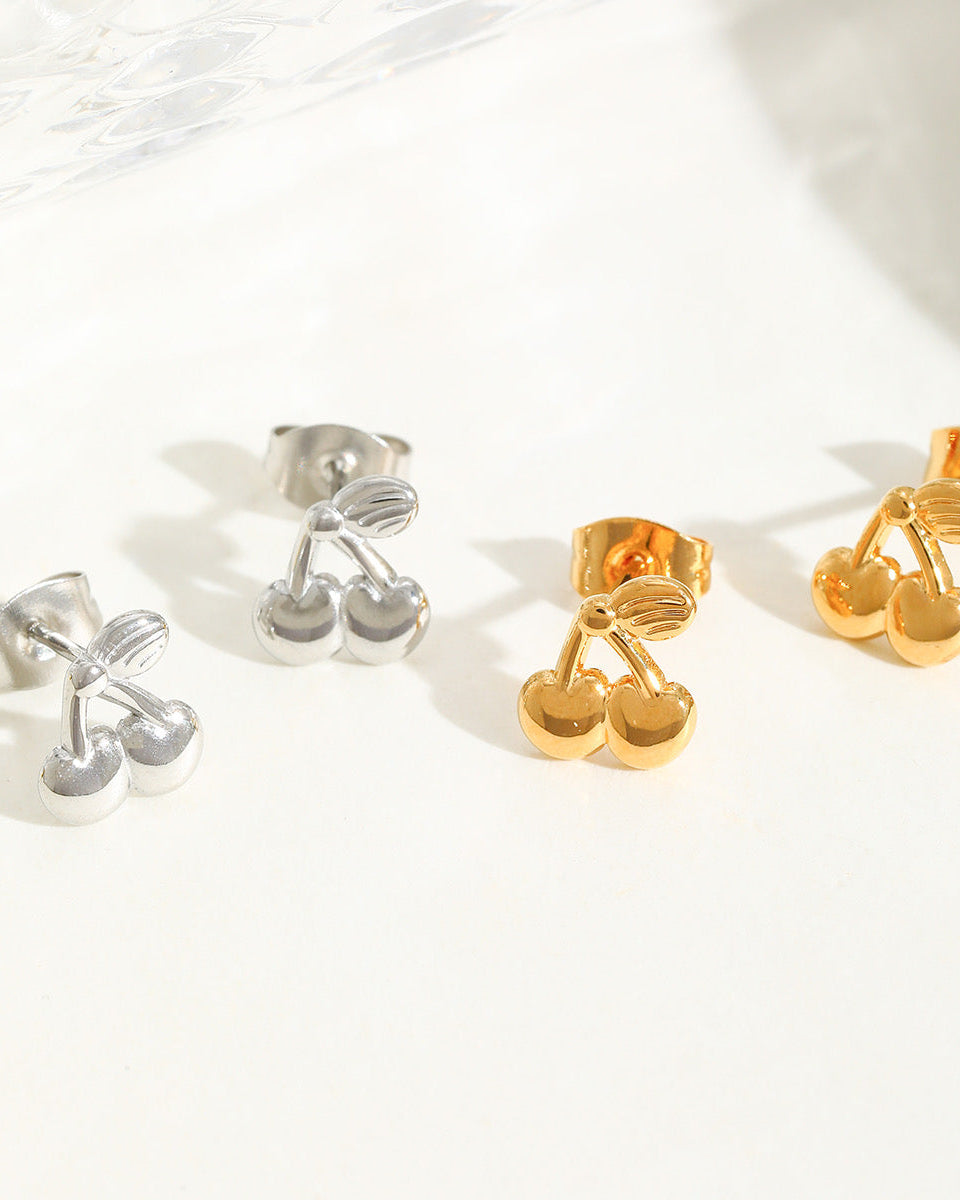 Cherry Stud Earrings