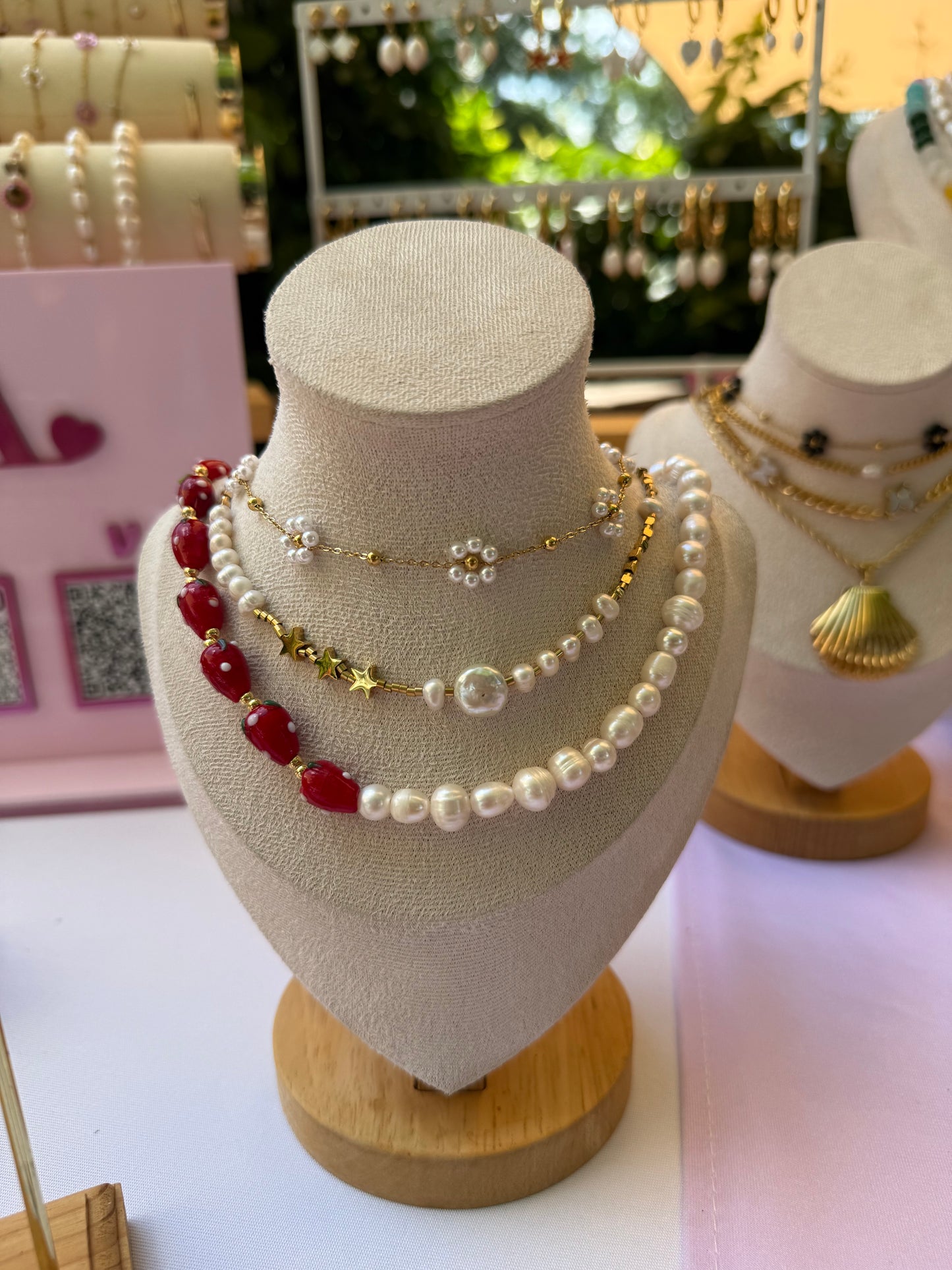 Strawberry Shortcake Necklace
