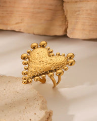 Chunky Heart Ring