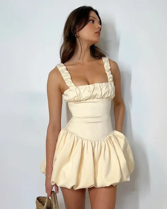 Veronica Dress – Feminine & Flowy Coquette-Inspired Mini Dress