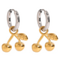 Cherry Hoop Earrings