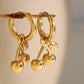 Cherry Hoop Earrings