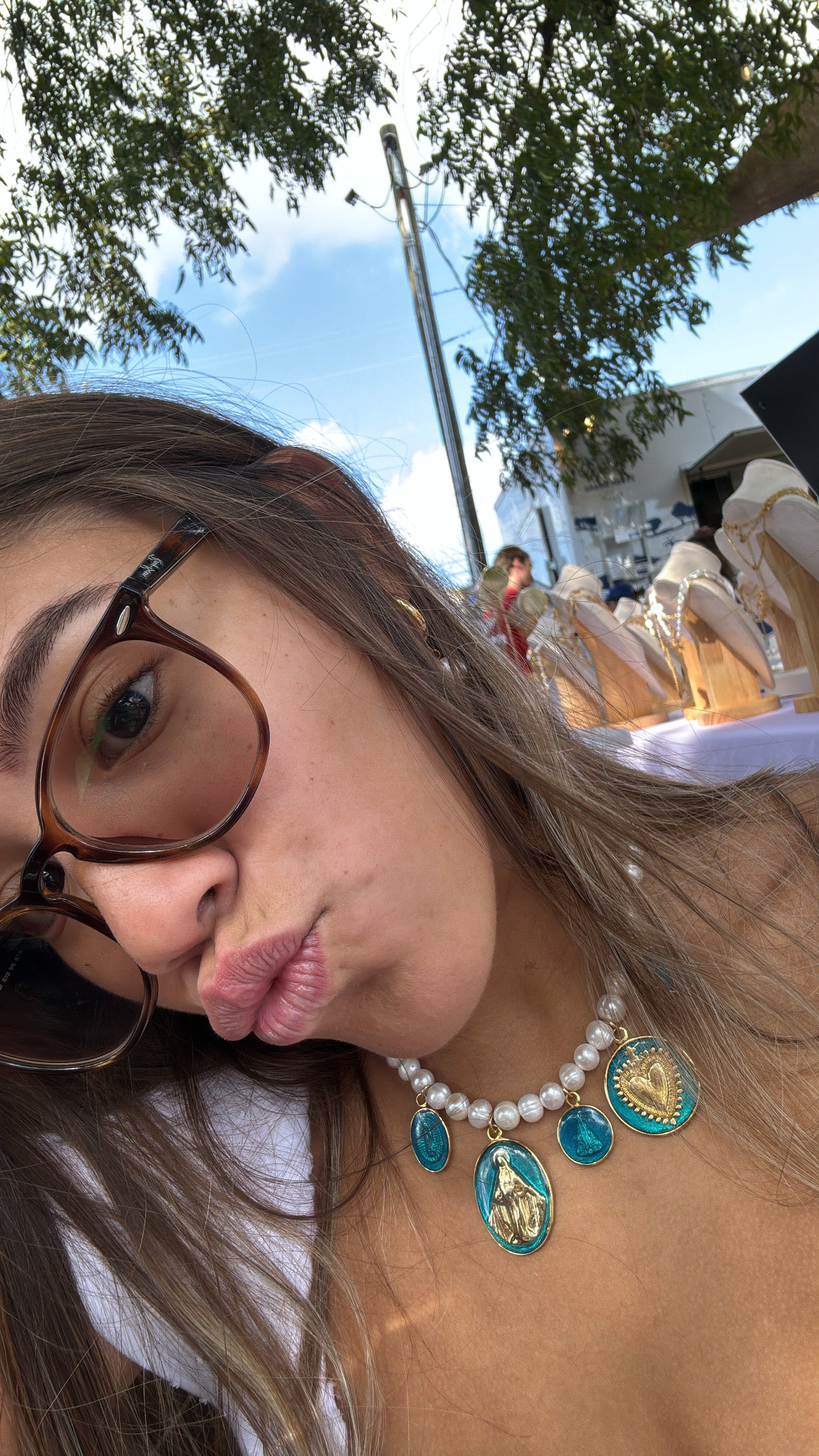 Chunky Virgin Pearl Necklace