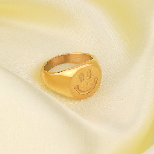 Smiley Face Ring