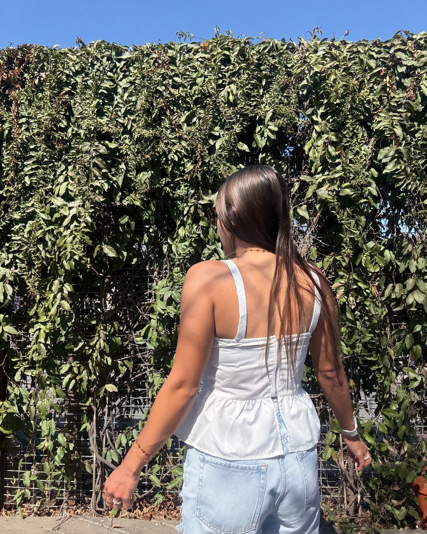 Megan Blouse - White Top