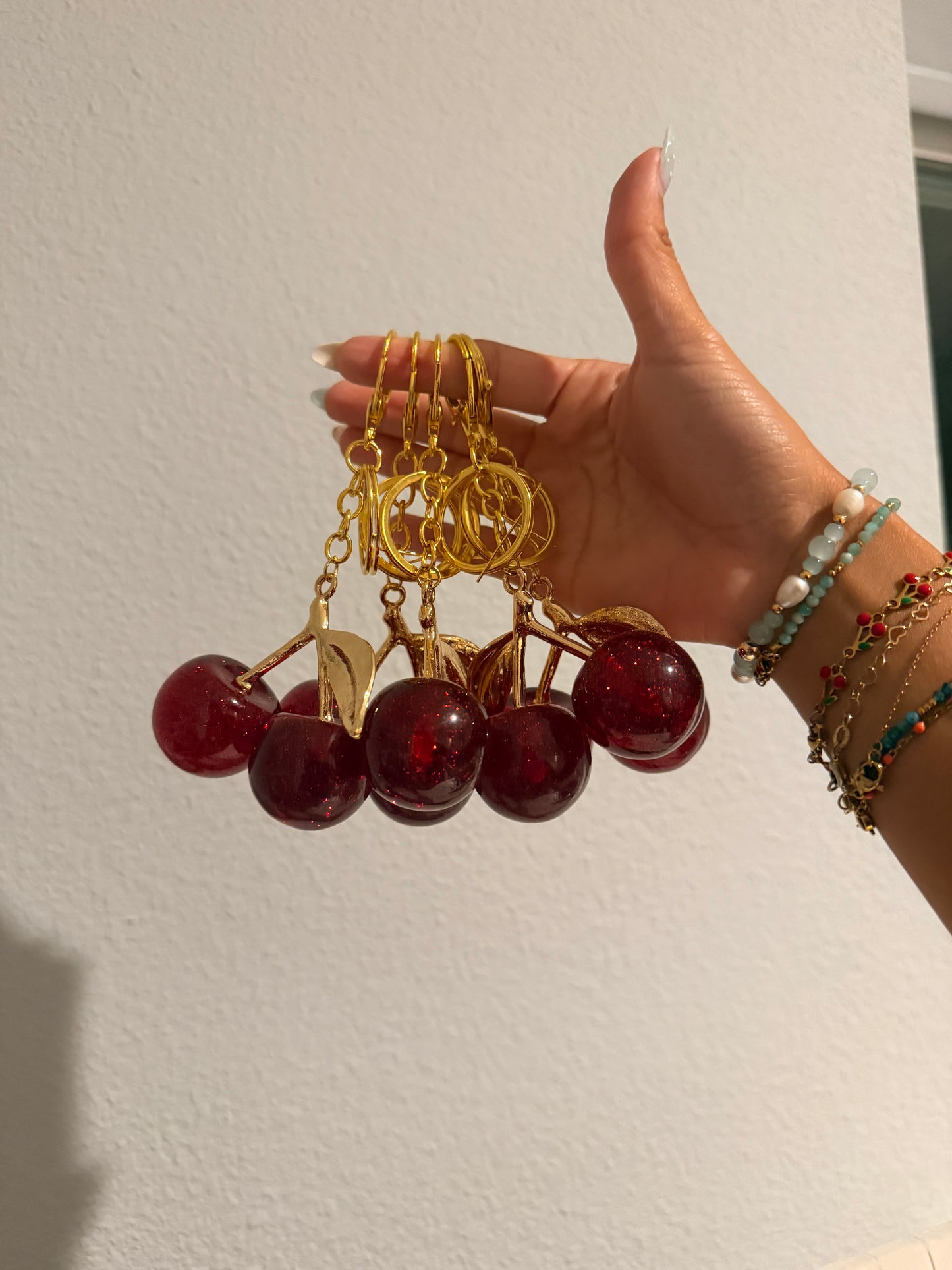 Cherry Bag Charm