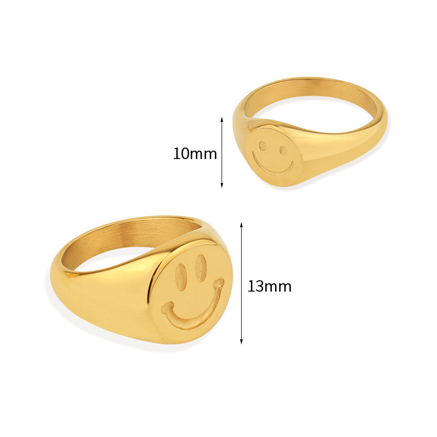 Smiley Face Ring