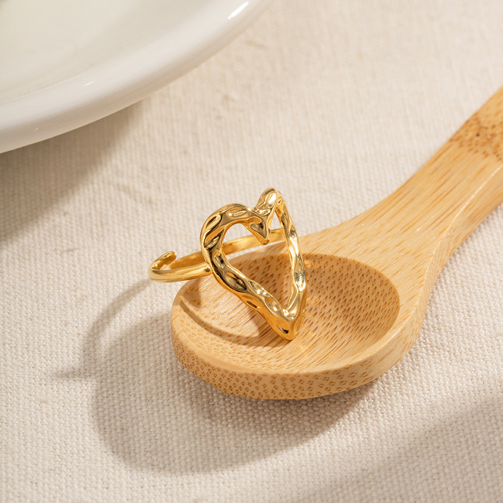 Gold Heart Ring