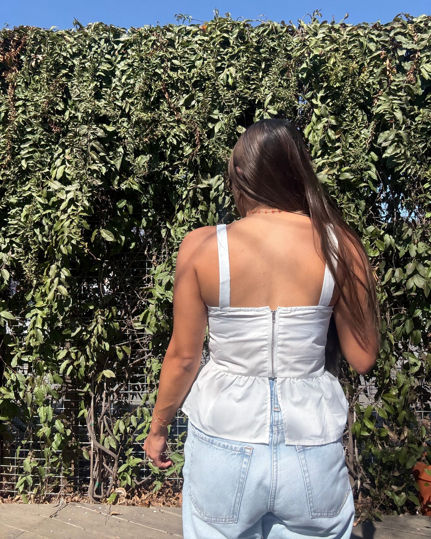 Megan Blouse - White Top