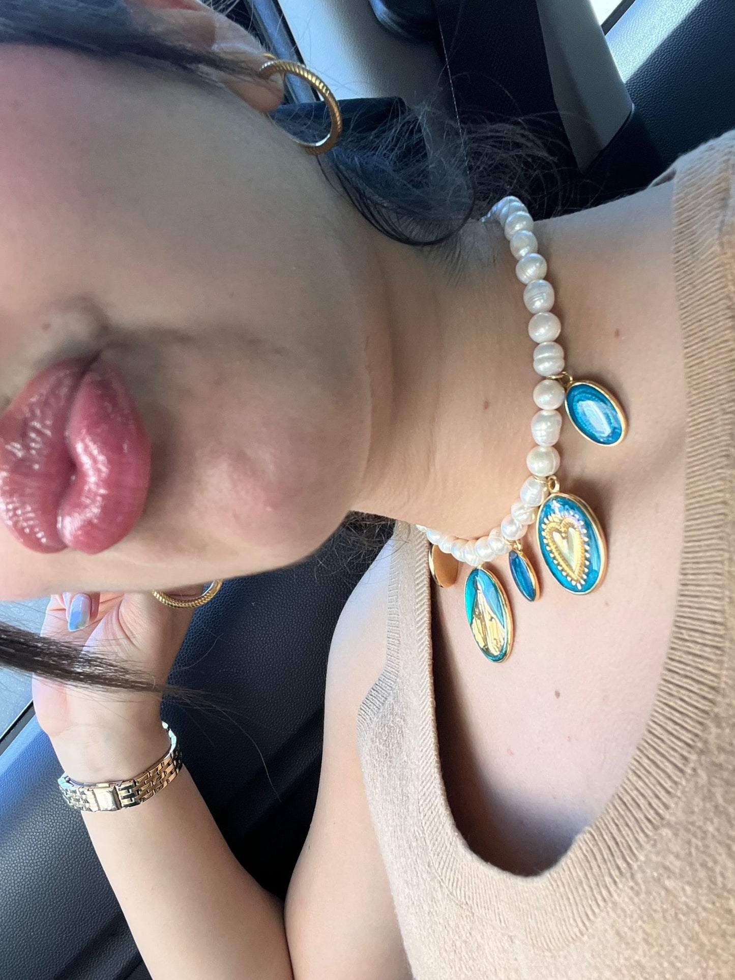 Chunky Virgin Pearl Necklace