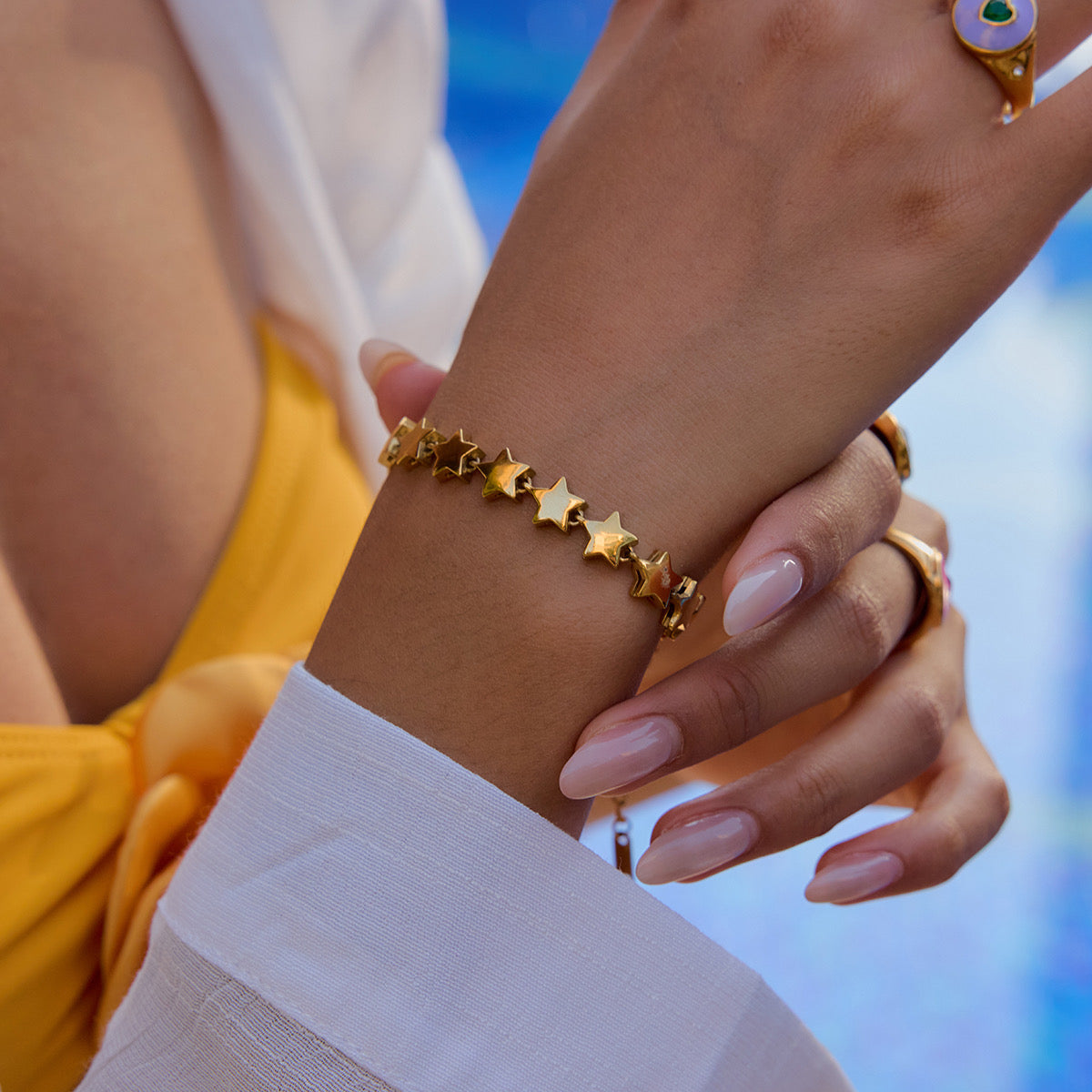 Gold Stars Bracelet