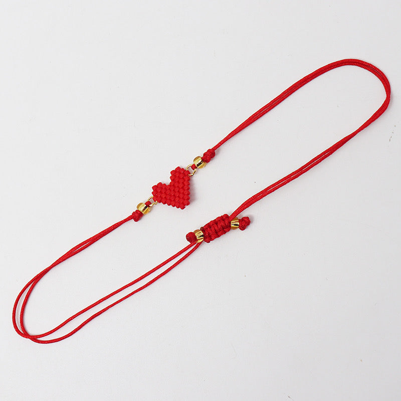 Mini Red Heart Bracelet