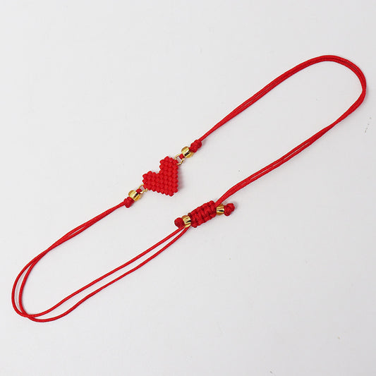 Mini Red Heart Bracelet