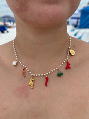 Coral Reef Charm Necklace