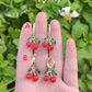 Cherry Hoop Earrings