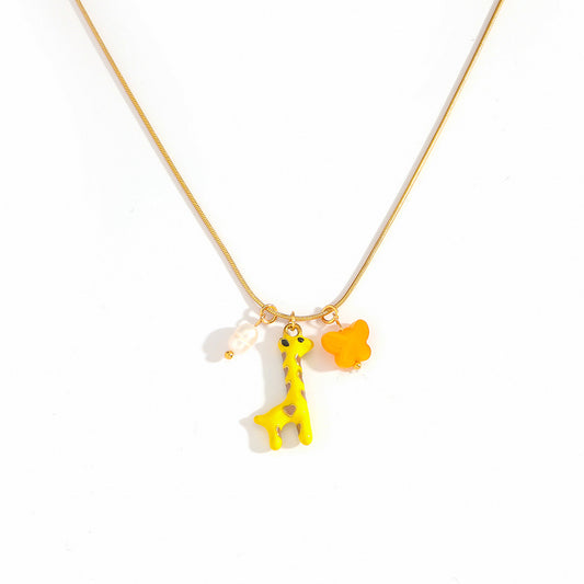 Baby Giraffe Jewelry Set