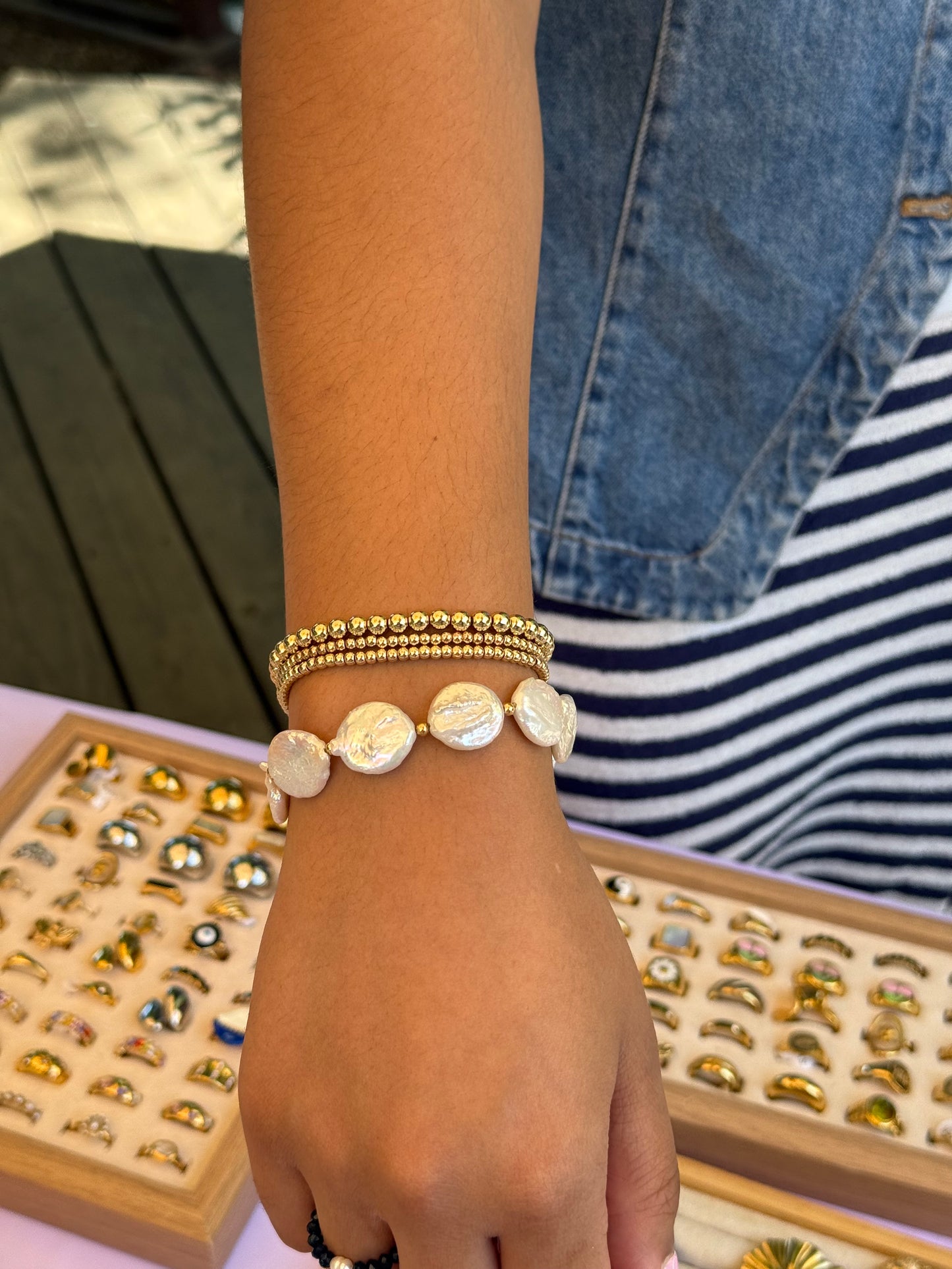 Elena Pearl Bracelet