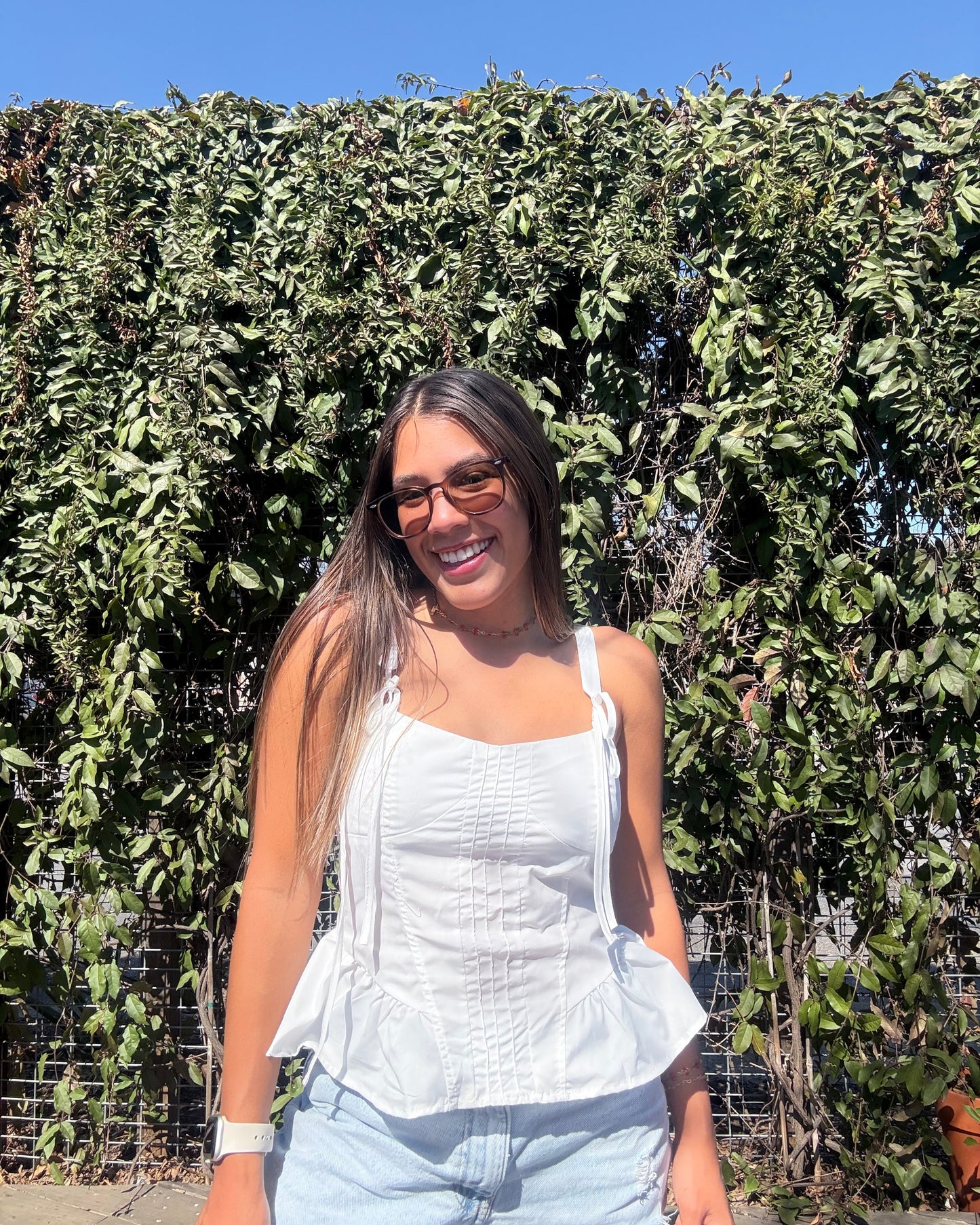 Megan Blouse - White Top