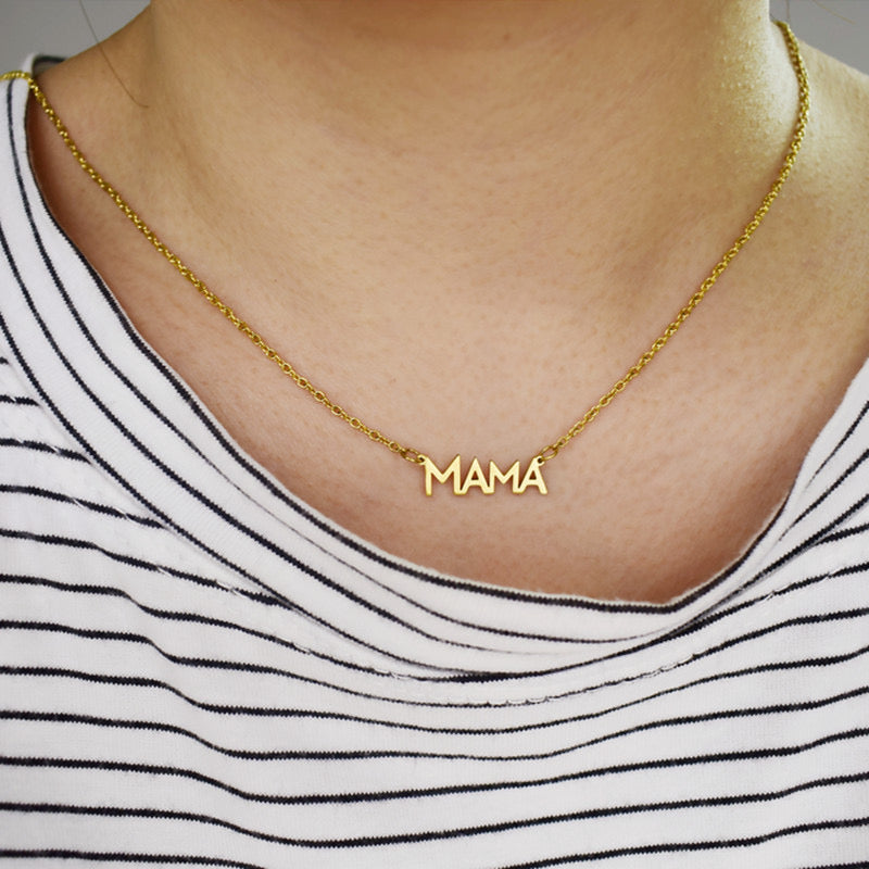 You Made Me Mama Necklace