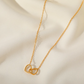 Double Heart Necklace