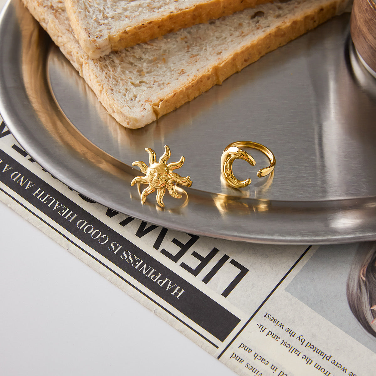 Sole & Luna Ring