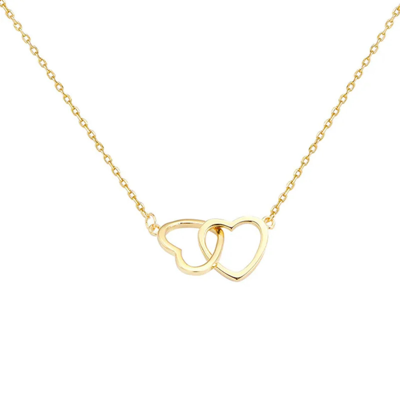 Double Heart Necklace