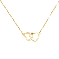 Double Heart Necklace