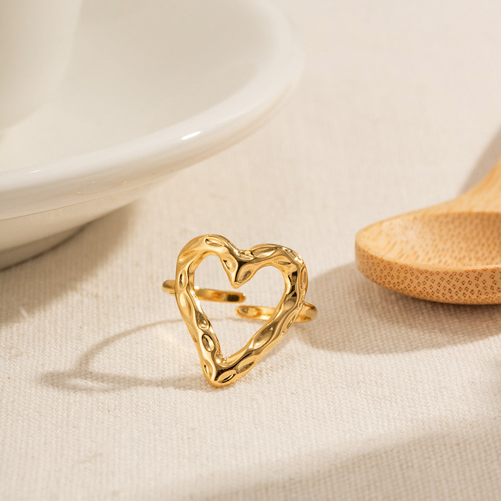 Gold Heart Ring