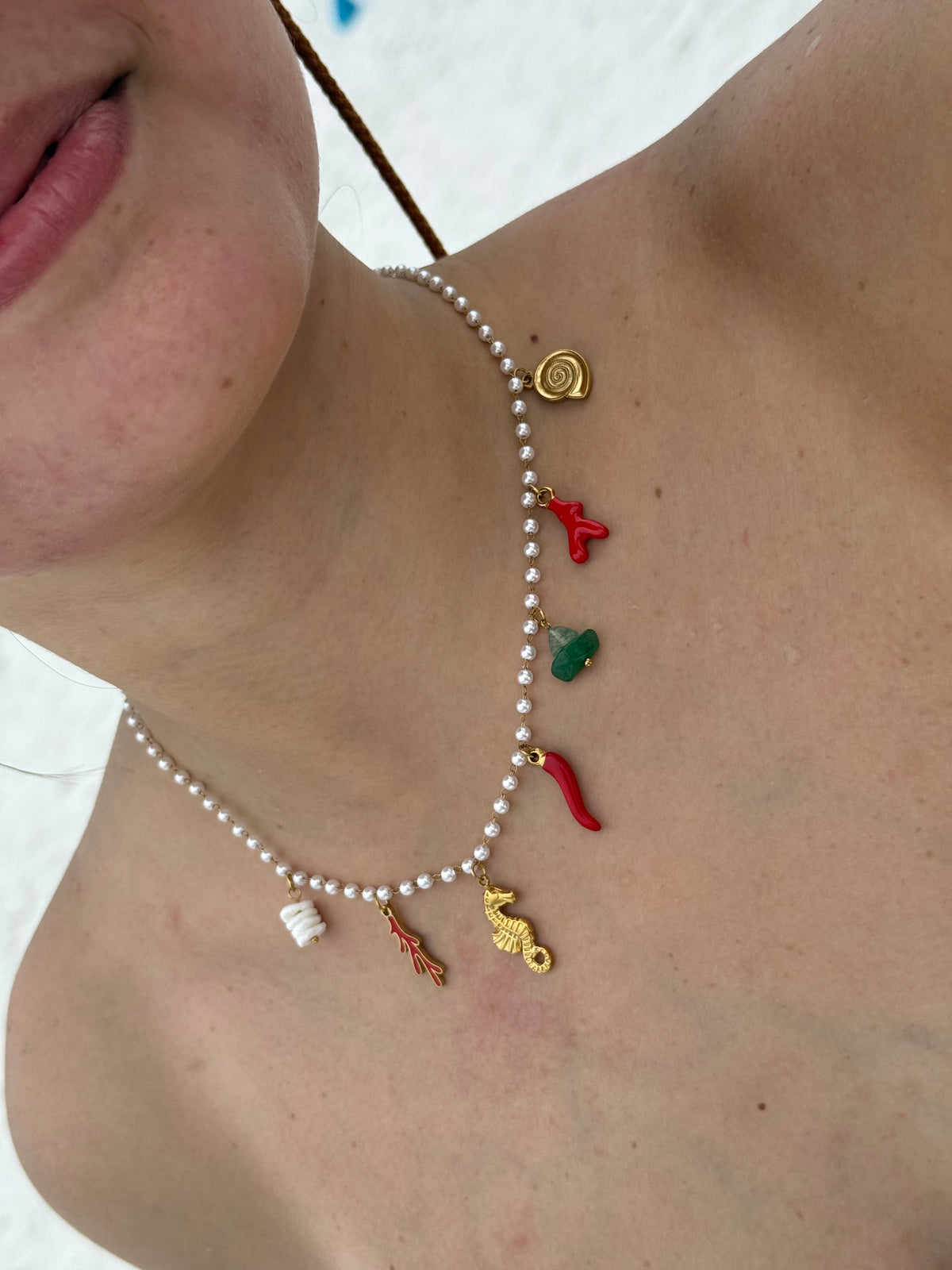 Coral Reef Charm Necklace