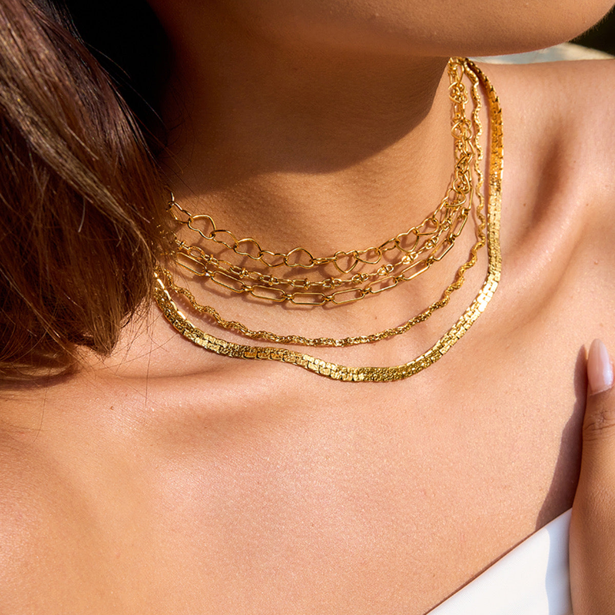 Heart Chain Necklace