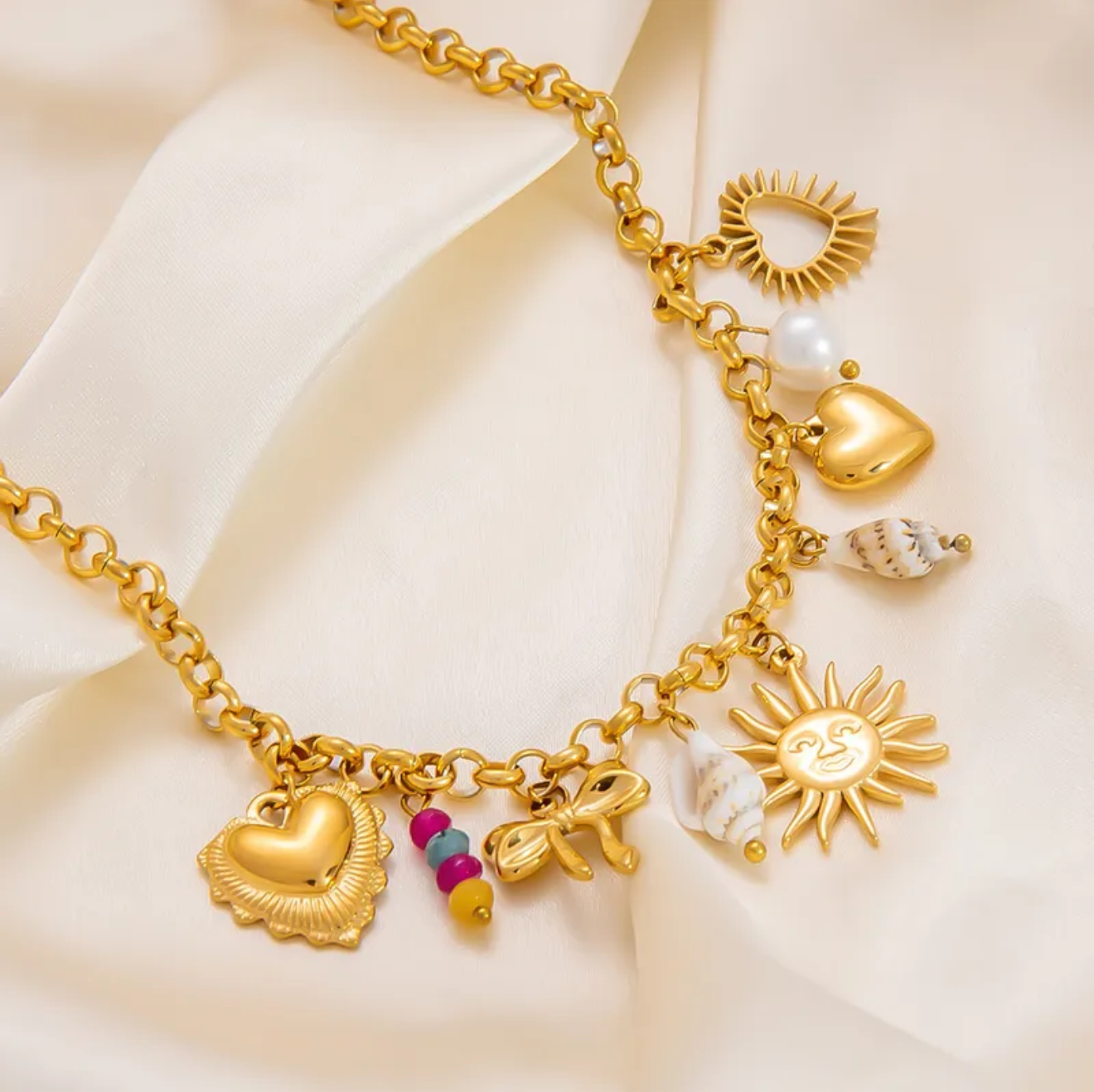 Soleil Charm Necklace
