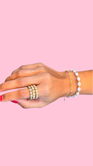 Gold Pearl Ring