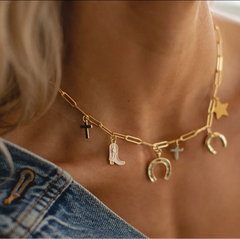 Cowboy Charm Necklace