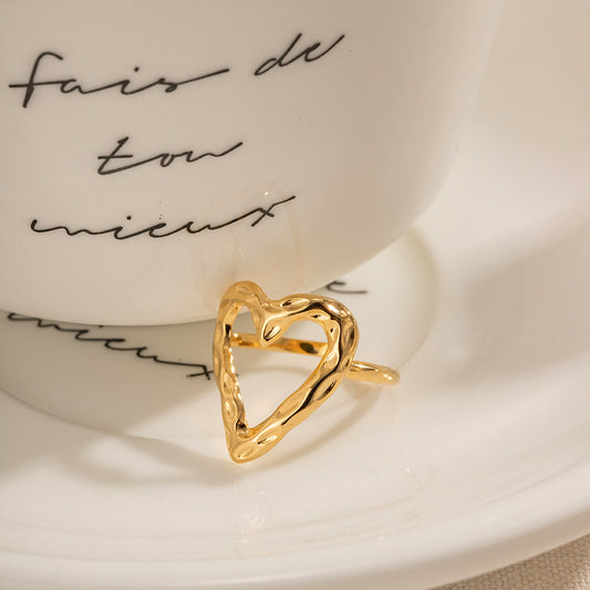 Gold Heart Ring