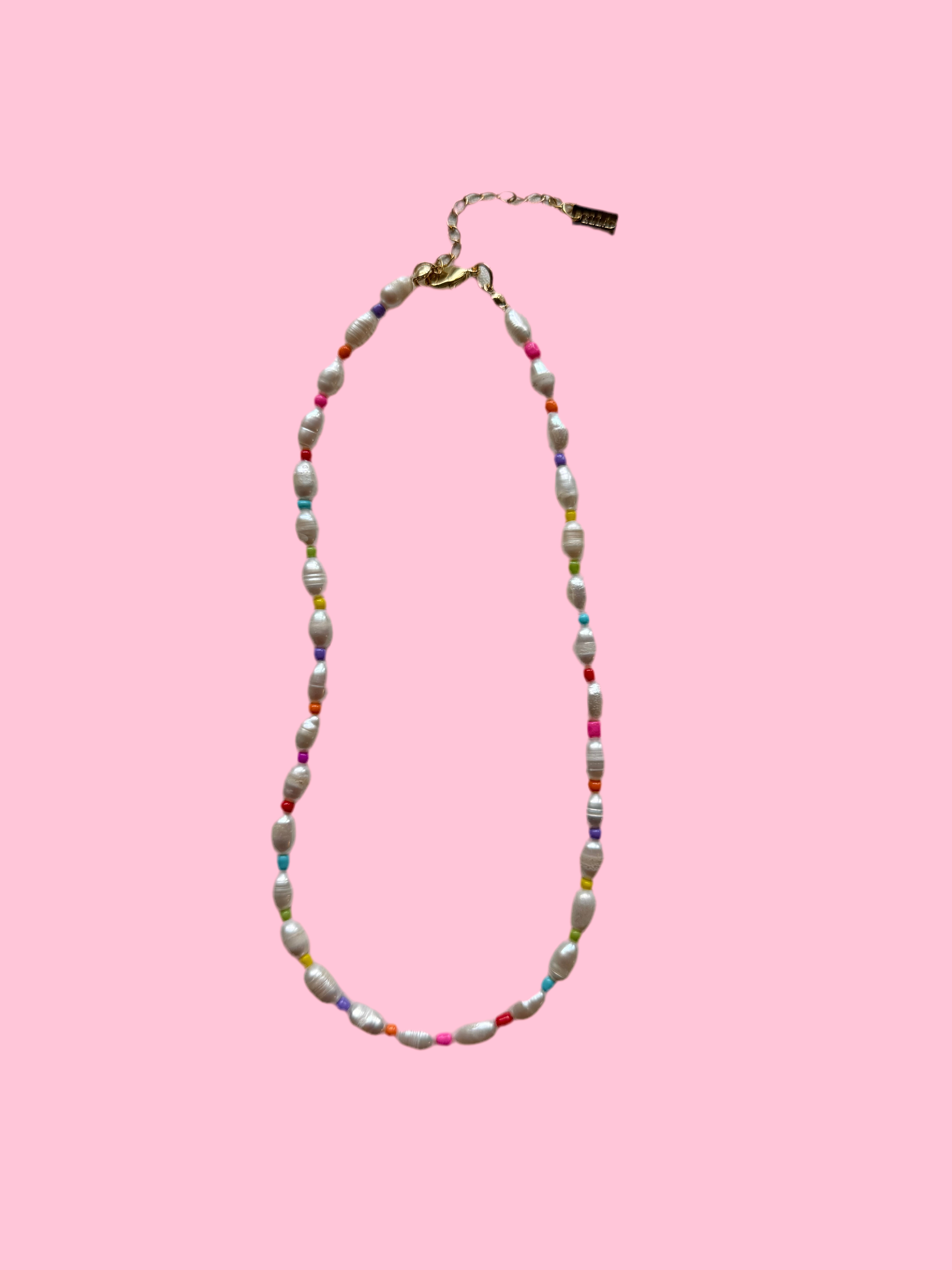 Colorful Pearl Necklace
