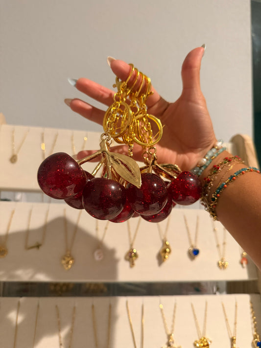 Cherry Bag Charm