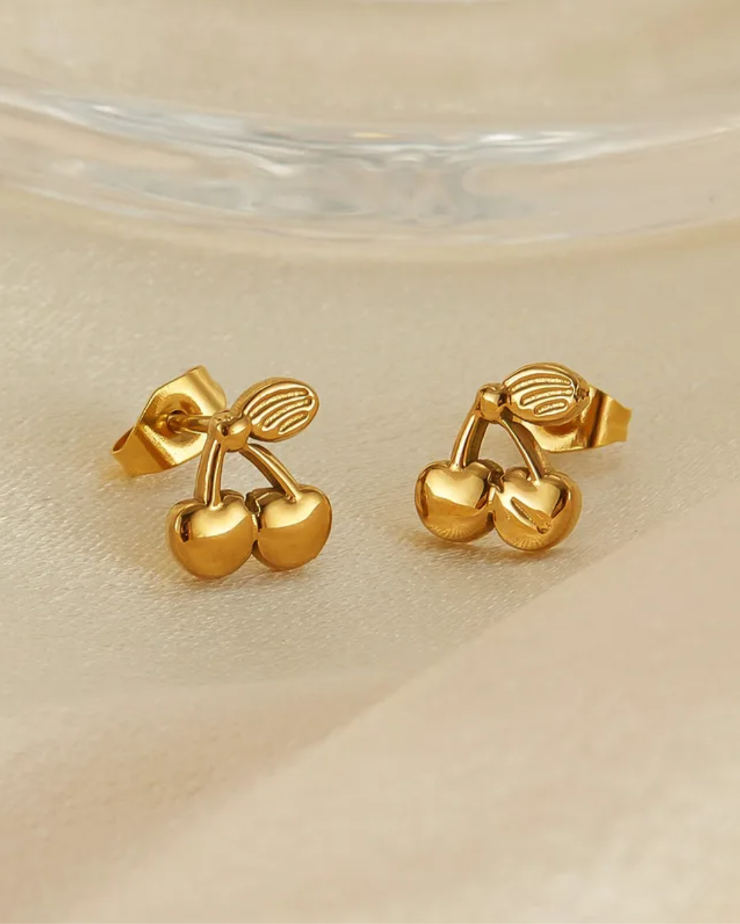Cherry Stud Earrings