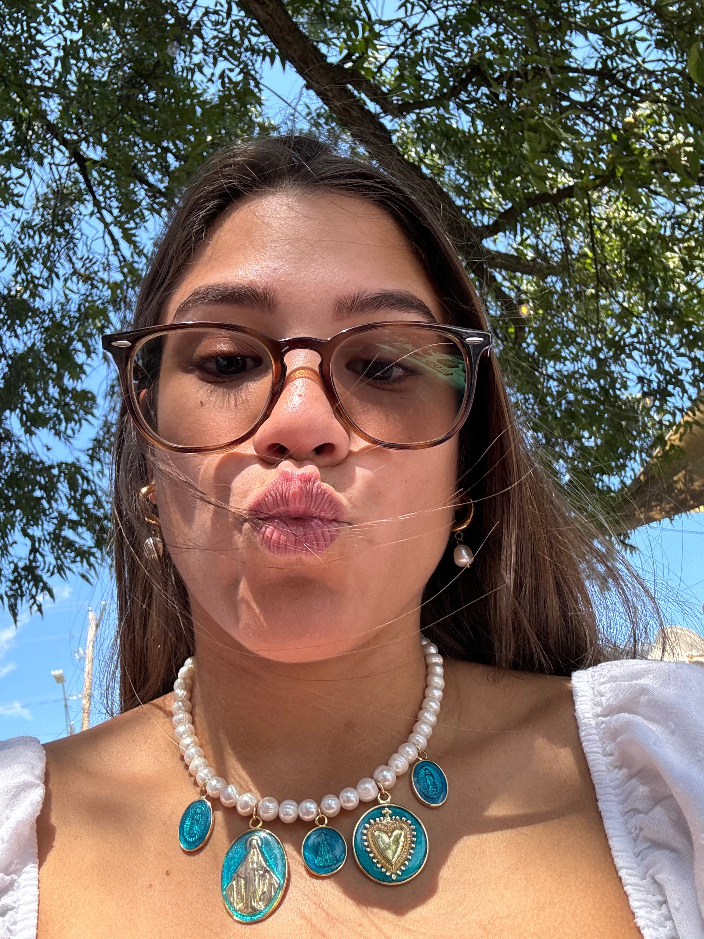 Chunky Virgin Pearl Necklace