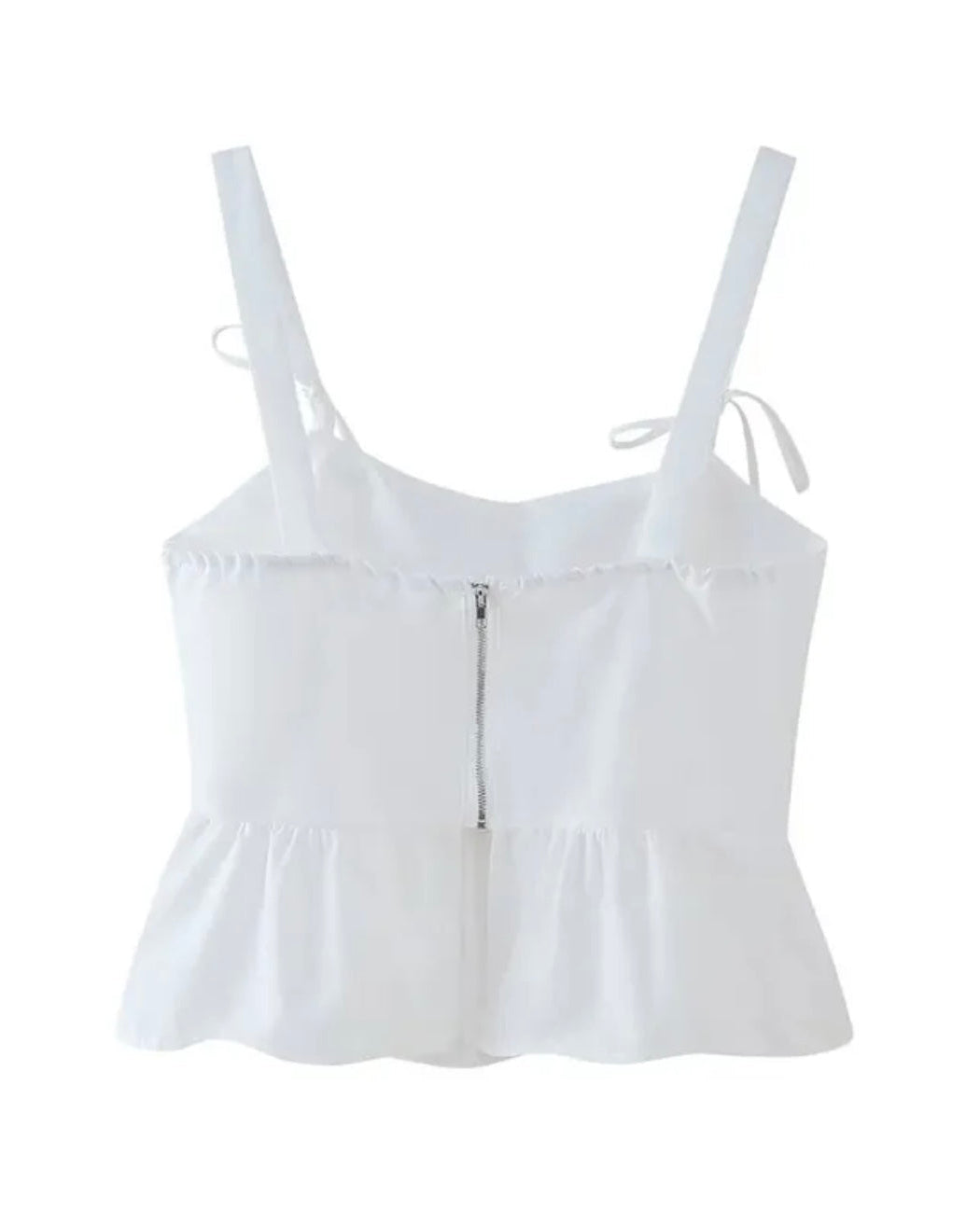 Megan Blouse - White Top