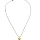 Gold Beads Heart Necklace