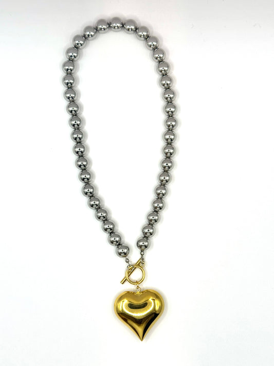 Mix & Match Chunky Heart Necklace