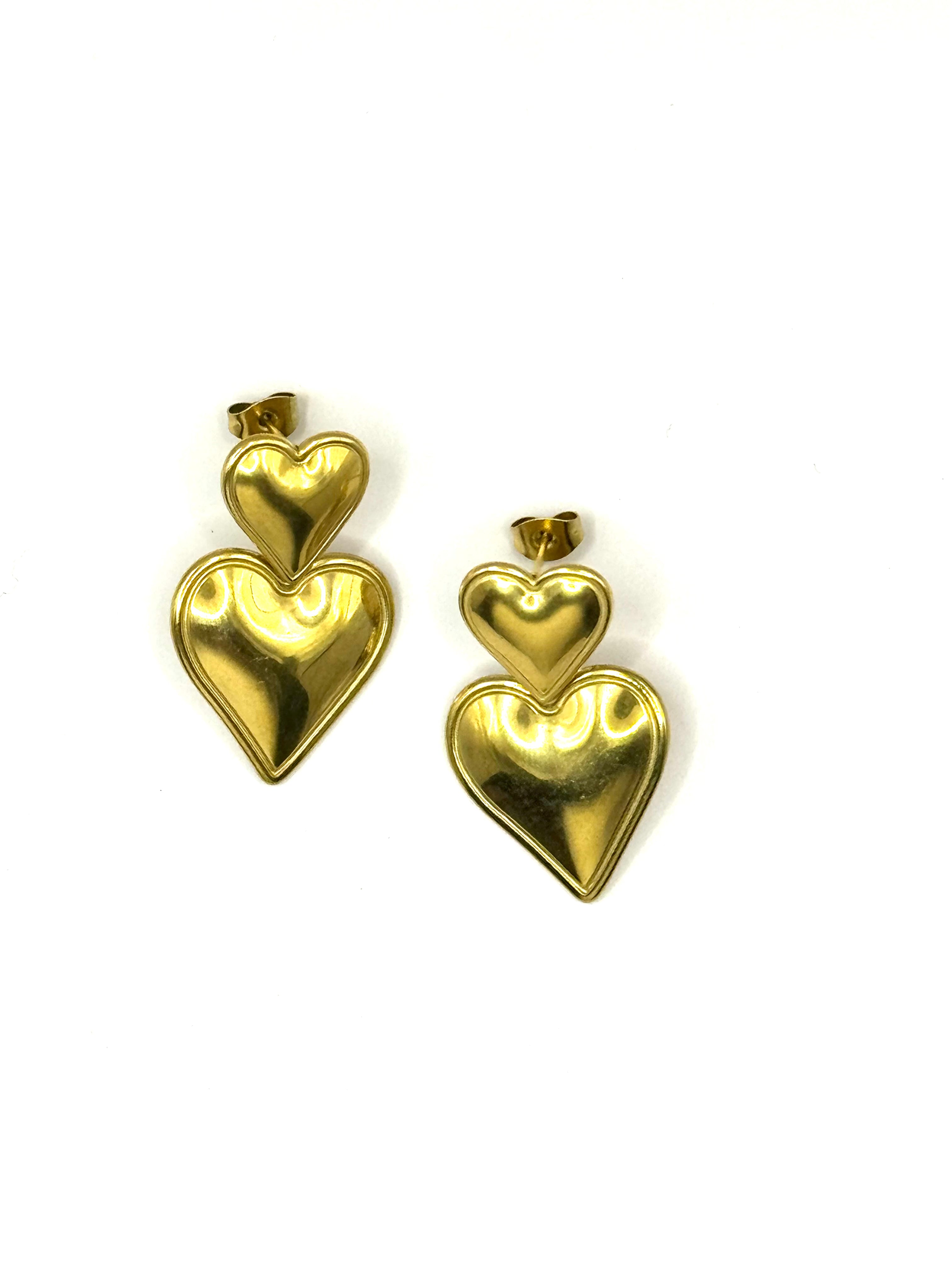 Day 1 - Mix & Match Heart Earrings